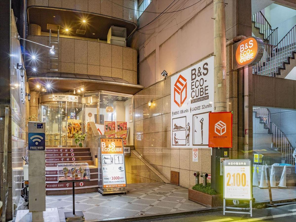 Hotel B&S Eco Cube Shinsaibashi Ōsaka Exterior foto